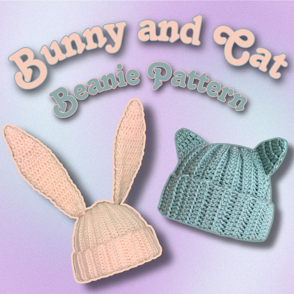 Bunny & Cat Beanie PATROON (met foto's)