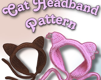 Cat Headband Pattern Only (with pictures)