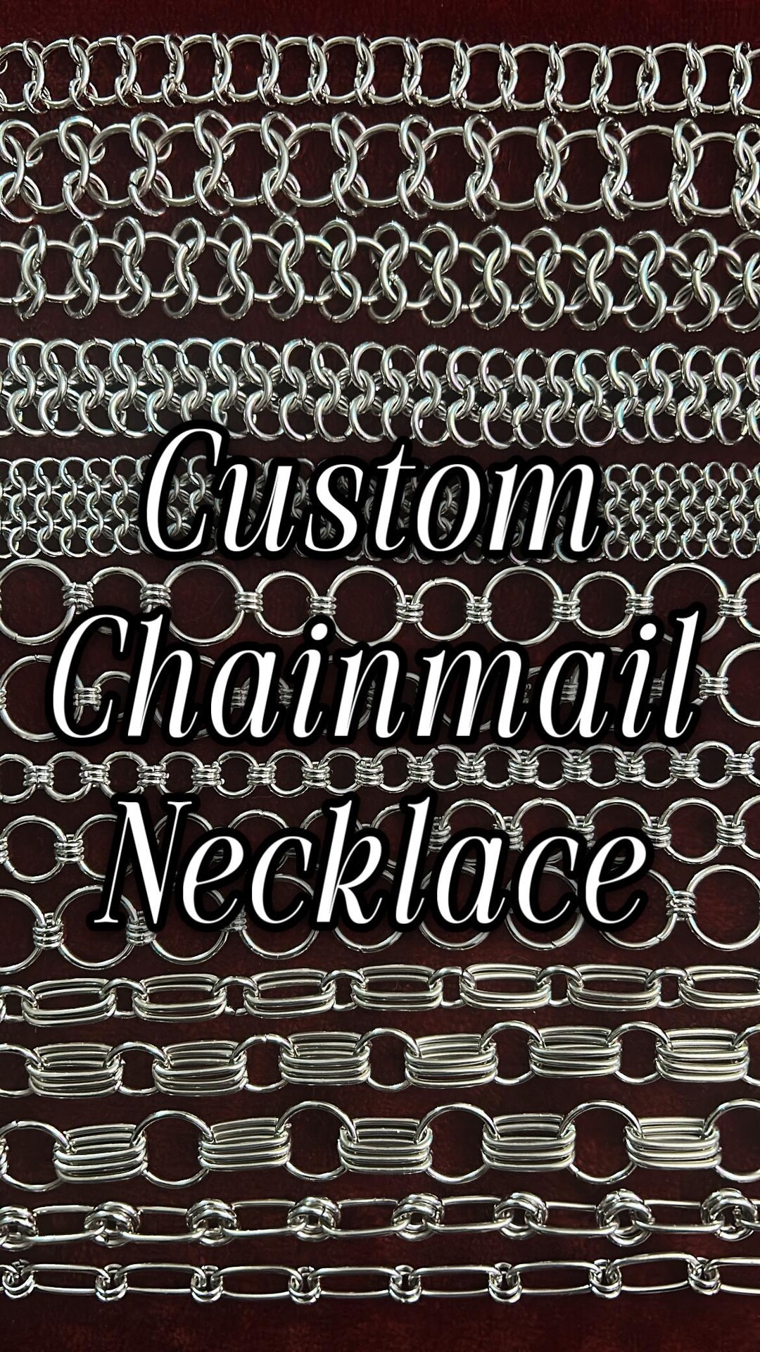 Custom Chainmail Choker Slot - Etsy