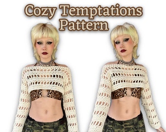 Cozy Temptations Sweater Pattern w/Pictures