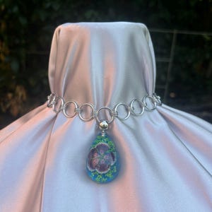 Flower Chainmail Choker