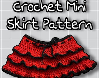 Crochet Mini Skirt Pattern