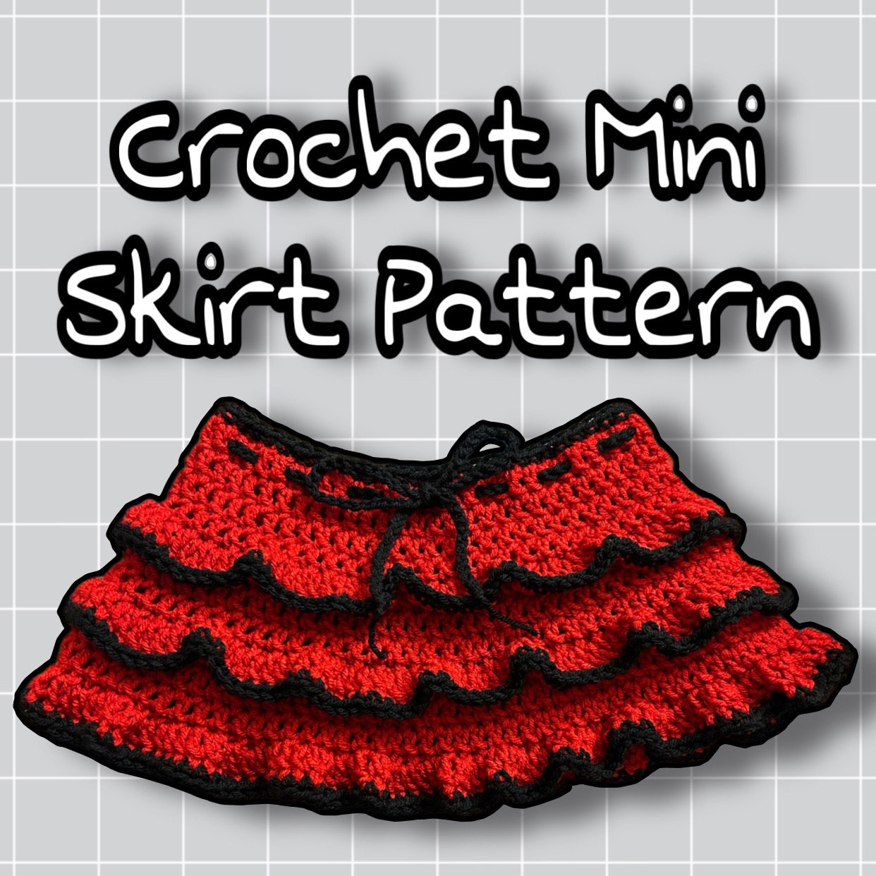 Crochet Mini Skirt Pattern Etsy