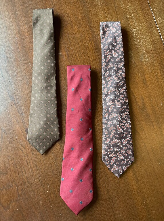 Vintage designer neckties - image 1