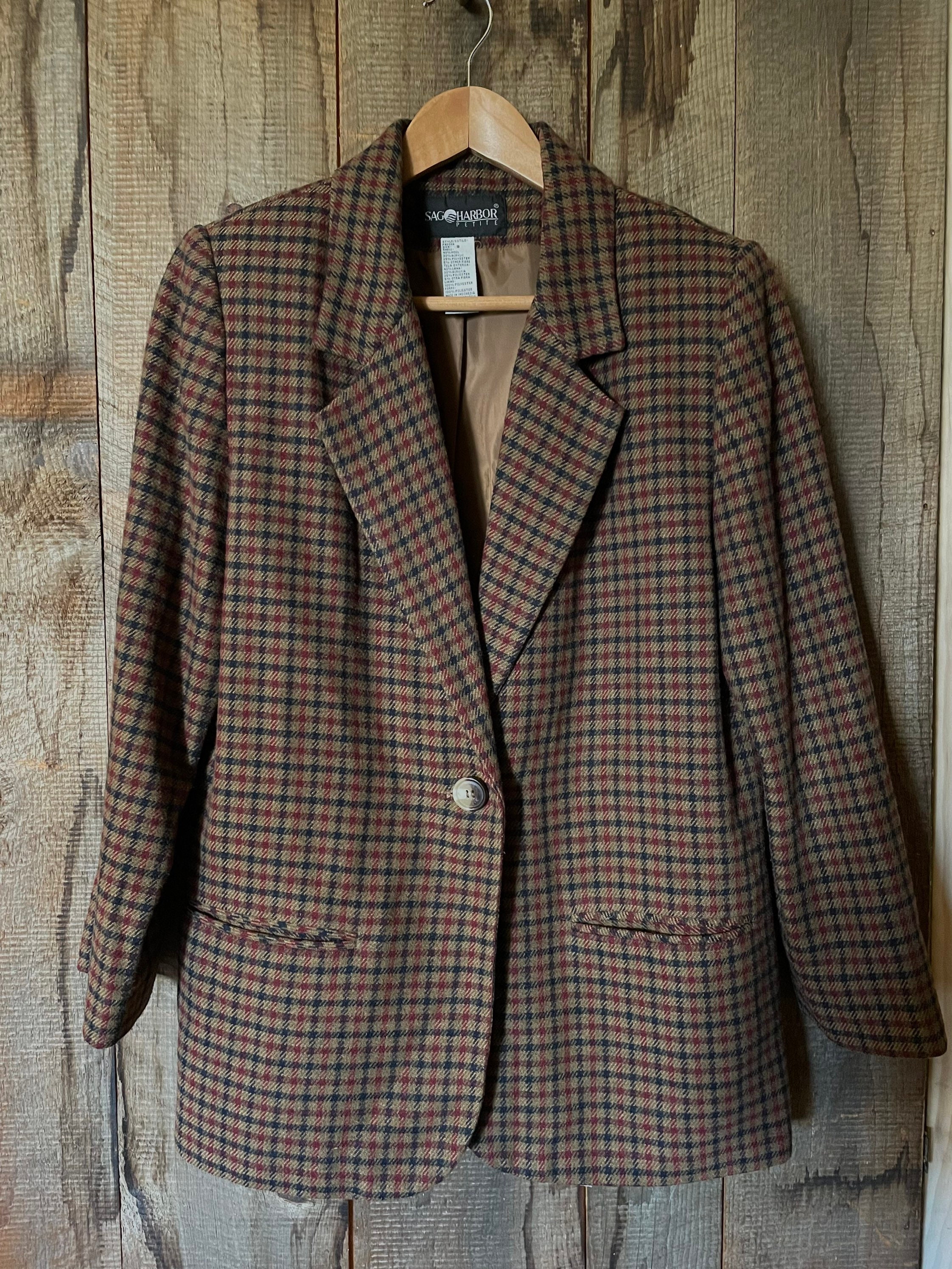 Sag Harbor Petites Vintage Blazer - Etsy