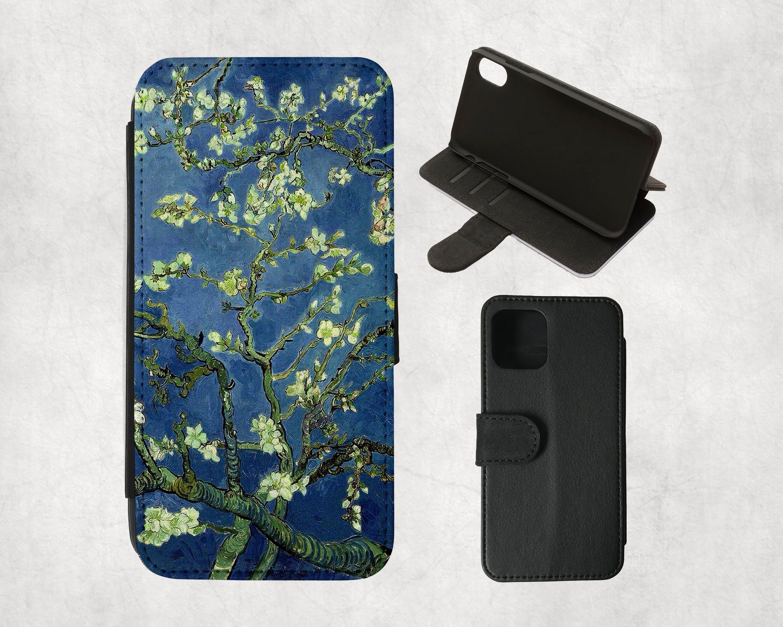 Van Gogh Almond Blossom Blau iPhone Hülle Hülle 16,15,14,13 Pro,12 Mini,11 Pro Max,SE 2022,7/8 plus,XR,S21 Ultra,Note 10, Floral Botanical