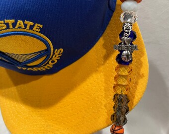 CUSTOM NBA/College/High School Basketball 19” Beaded Garden Stake, Totem, Suncatcher, Yard Decor
