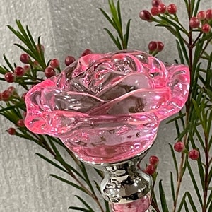 FAST SHIPPING 19”-20” Breast Cancer Beaded garden stakes, Breast Cancer Survivor, Breast Cancer Supporter, Breast Cancer Awareness