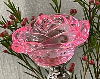 FAST SHIPPING 19”-20” Breast Cancer Beaded garden stakes, Breast Cancer Survivor, Breast Cancer Supporter, Breast Cancer Awareness