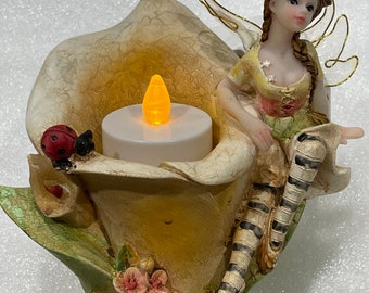 Flower Fairies, Garden Fairies, Calla Lily Figurine, Trumpet Vine or Amaryllis Figurine