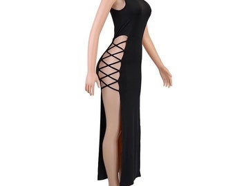 dress with two side splits
