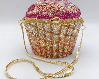 swarovski clutch purse