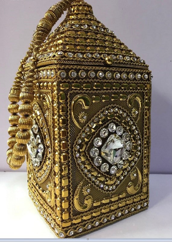 Indian Design Clutch Bag Purse Etsy