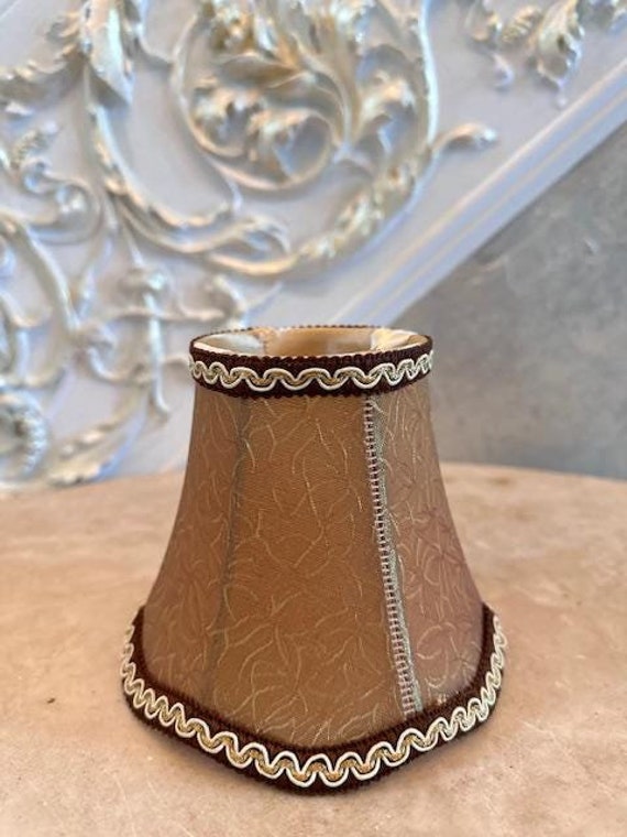 Set 3 Paralumi In Tessuto Per Lampadari Con Attacco A Clip - Adatti Per Lampadine E14, 15x14x11 Cm - Decorazione Casa - 5