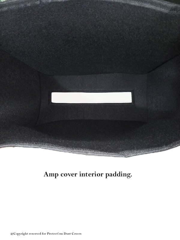 Protect'em Dust Covers Padded Brown Faux Leather Cover with a Pocket ＆ Flap for Fender Rumble 40 並行輸入品 Fender Covers Protect\u0027em Dust Covers Protect\u0027em Covers Dust Cover