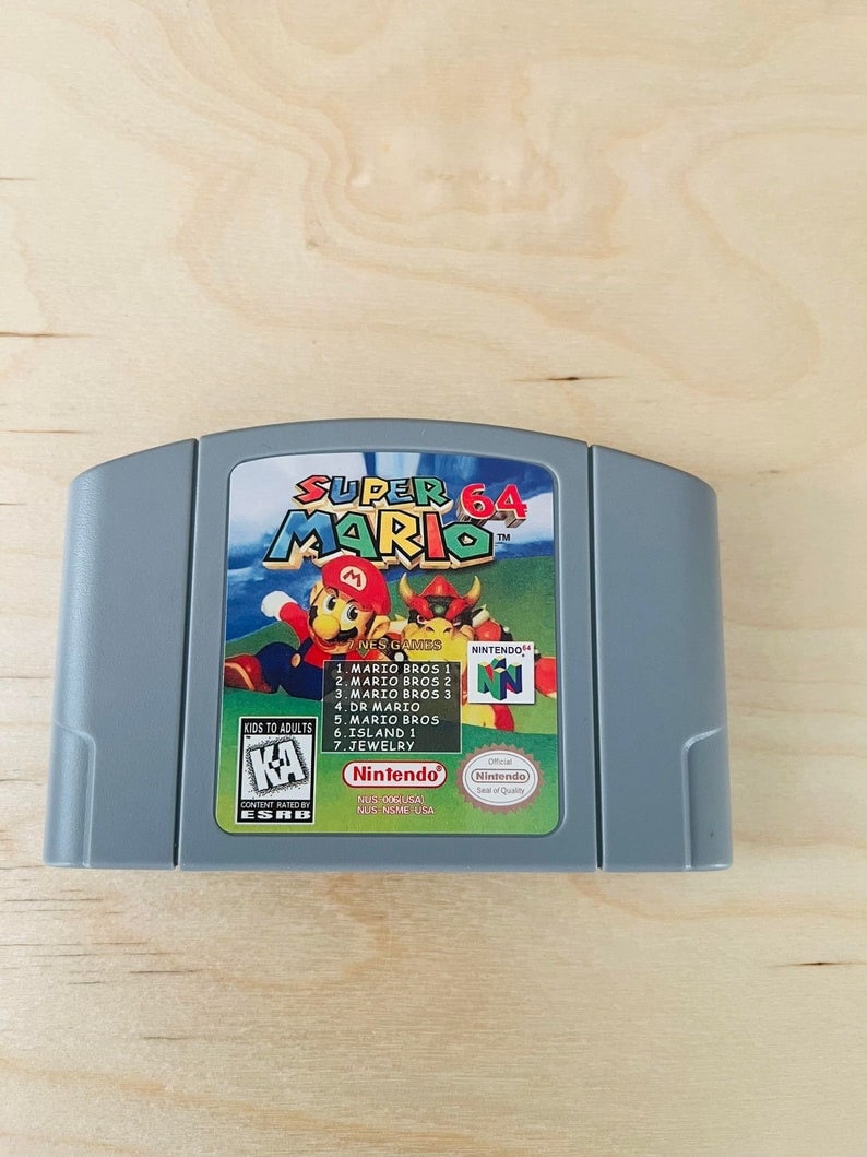 Super Mario 64 Sapphire Nintendo 64 Video Game Hacks -  Hong Kong