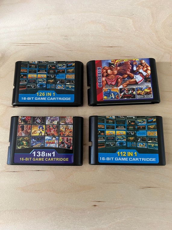 Sega Genesis Mega Drive Game Cartridge16-bit Multi Cart - Etsy