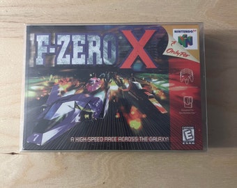 F-Zero X, Nintendo, Nintendo N-64, Video Games, New Condition With Box