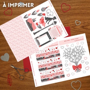 Bella Notte (Lady and the Tramp) | Diary Kit | Stickers to print