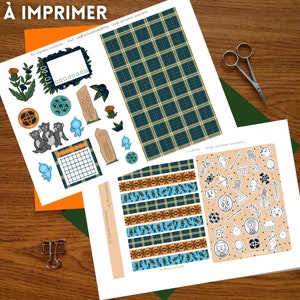 Scottish Legends (Rebel) | Diary Kit | Stickers to print