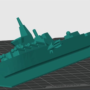 3D Model STL File of Sunk Destroyed Russian Warship Missile Cruiser Moskva Moscow Neptune Strike Symbol of Ukraine Victory War Memorabilia