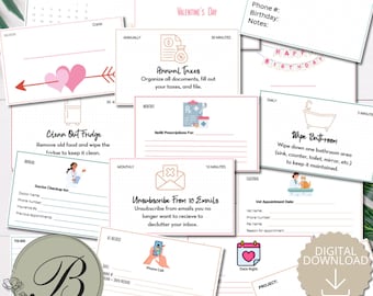 ADHD-Friendly Printable Routine Cards | Home Management & Life Organization System for Busy Moms