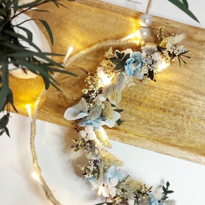 Personalized ELISIA dried flower night light