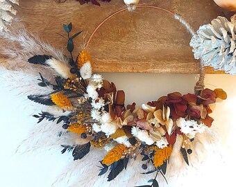 Personalized HAZEL dried flower crown