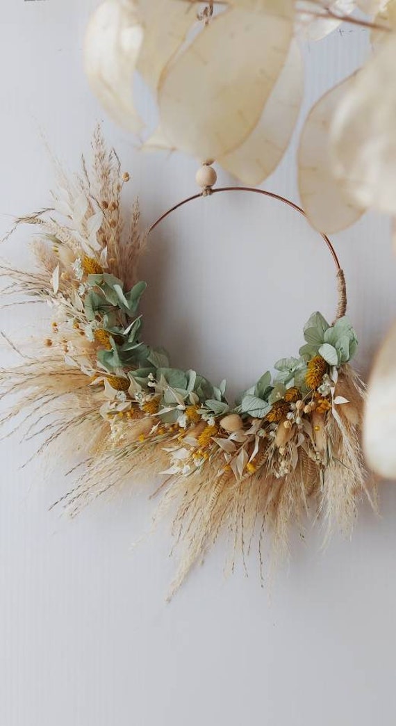 Couronne Fleurs Séchées Melina