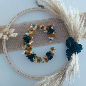 Tambor ALIX con letra floral personalizada