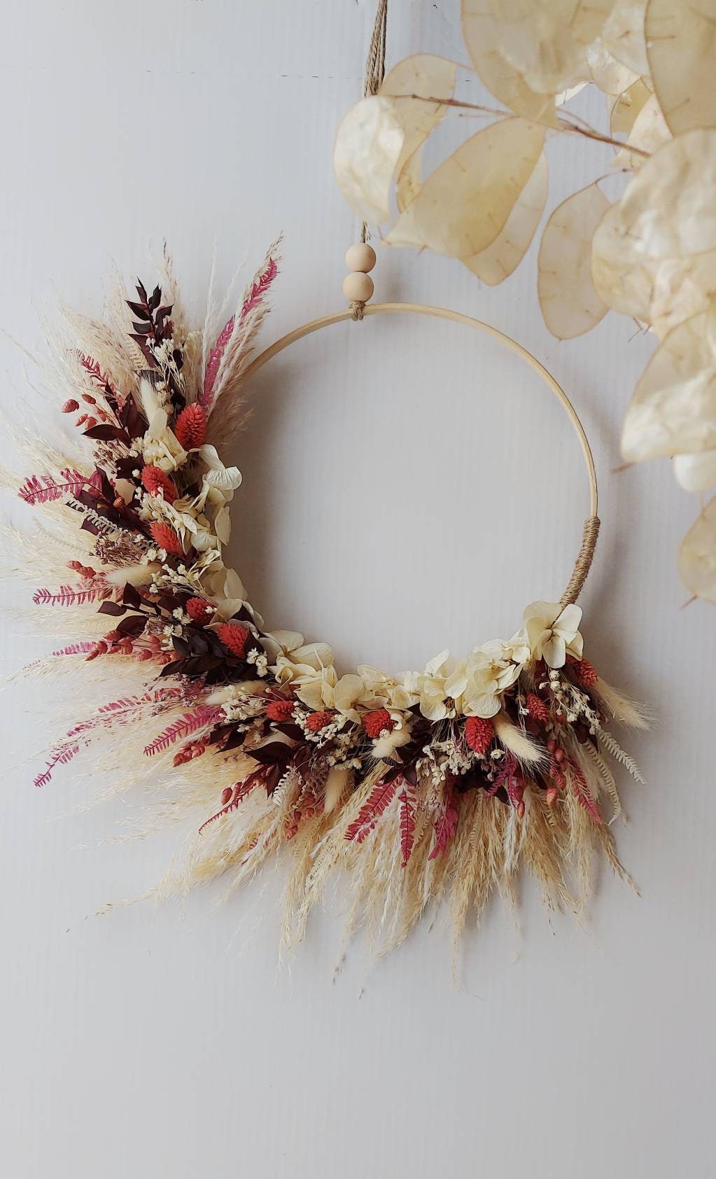 Couronne Fleurs Séchées Danae