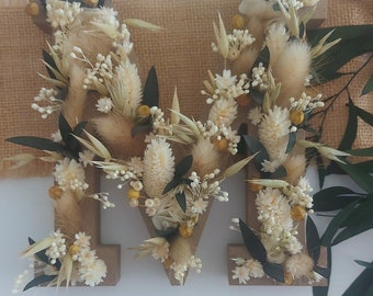Carta personalizada de flores secas THEMIS