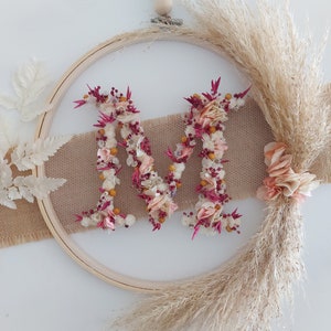 Tambor SARA con letra flor personalizada
