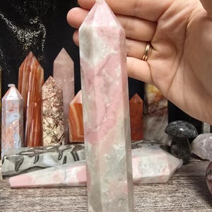 Pink Opal Tower - Large