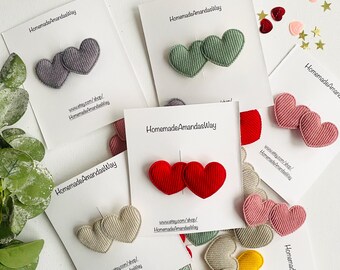 Heart Clip Valentines Day Clips| Valentines Day Hair Accessories Valentines Gifts
