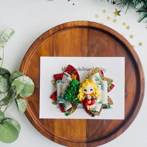 Traditional Christmas Bow| Christmas Bow| Large Statement Christmas Bow| Bow Gift| Baby Bows| Hair Clips| Stocking Stuffers