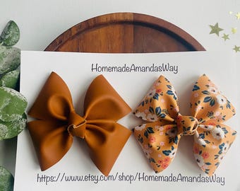 Floral Bow| Pinwheel bow| Baby Headband| Floral Pinwheel bow| Baby bows| Spring Hair Bows| Floral Baby Accessories| Hair Clips| Bows