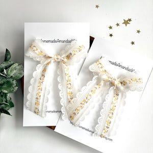 Dearest Reader Bow| Regency inspired hair Accessories| Pop culture hair accessories | Spring Bow