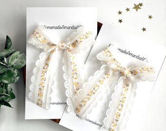 Dearest Reader Bow| Regency inspired hair Accessories| Pop culture hair accessories | Spring Bow