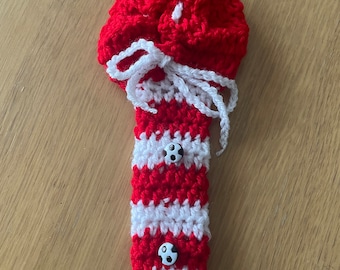 Football willy warmer Liverpool , Manchester United , Arsenal team colours mens  Peter heater fun novelty adult gift present stocking filler