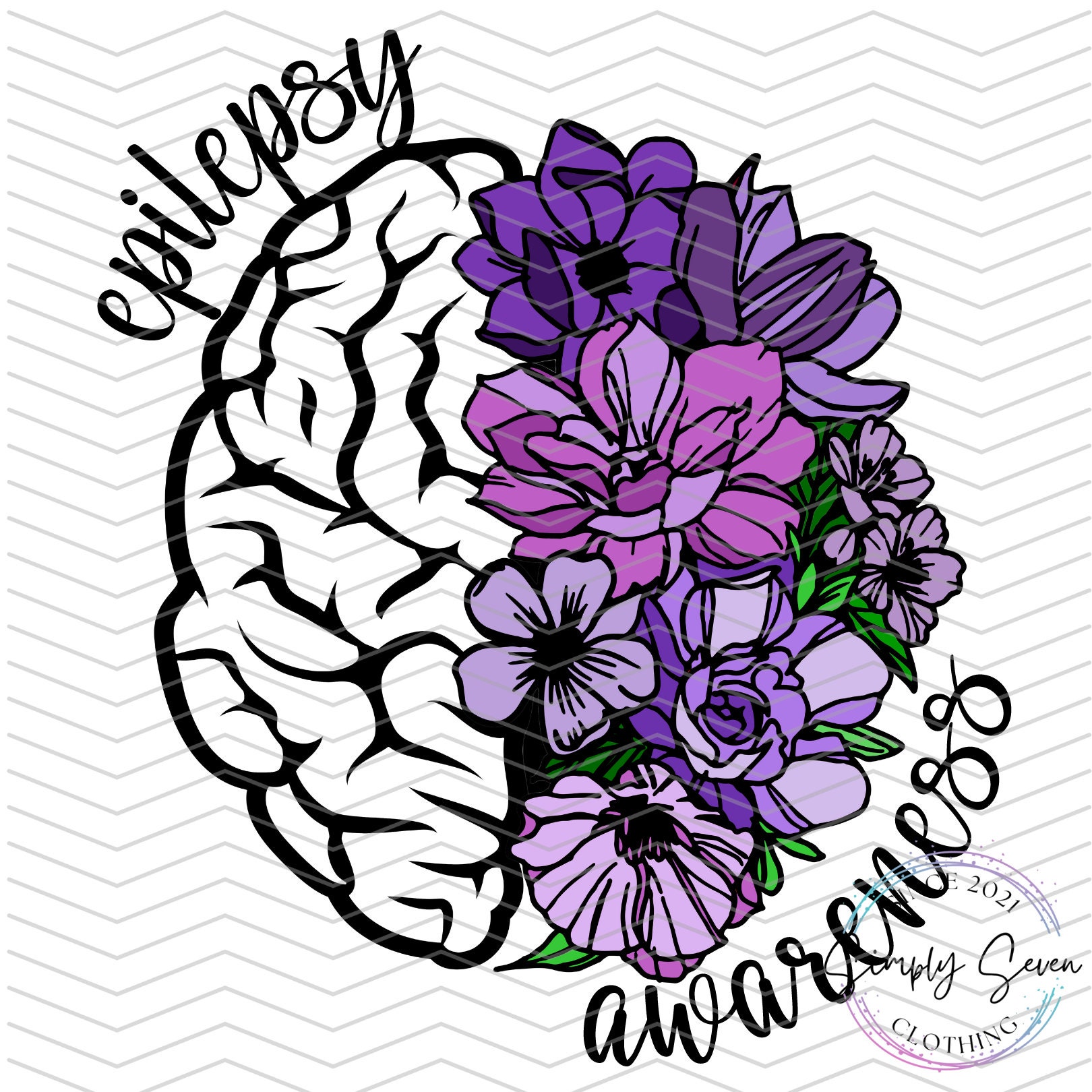 Epilepsy Awareness Be Kind Pattern Leggings – The Awareness Store