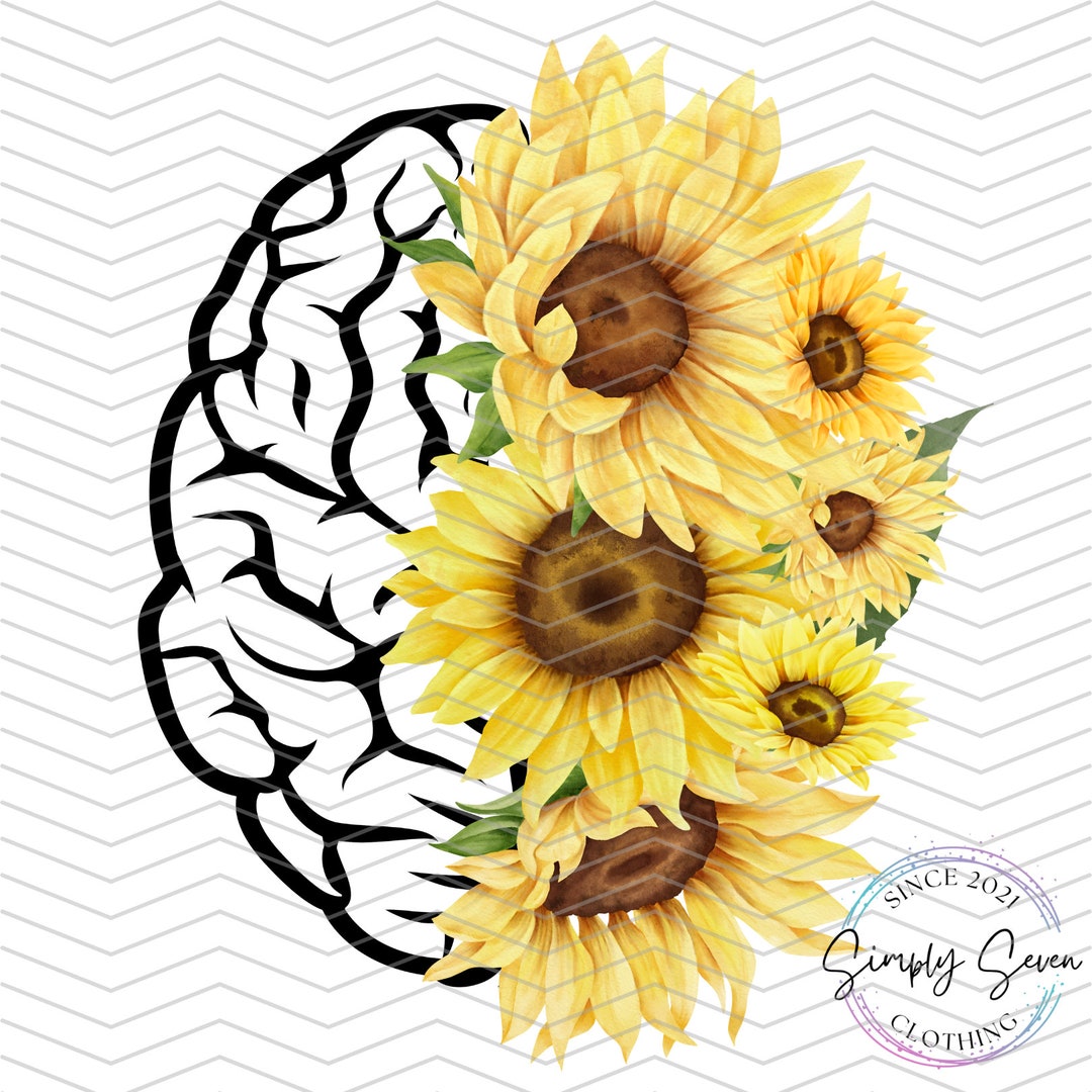 Sunflower Syndrome Digital Download Design PNG Sunflower Syndrome PNG