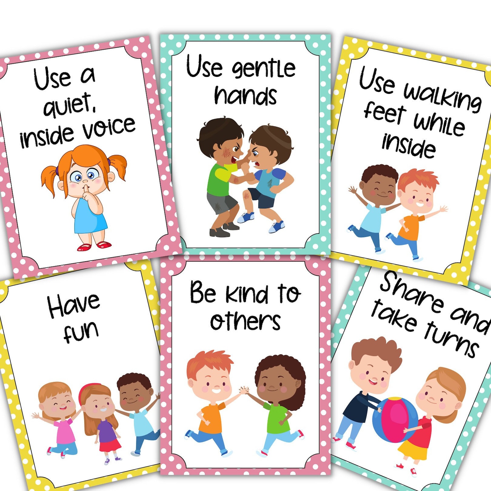 Printable Classroom Rules Download PDF Daycare Rules - Etsy