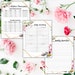 Printable Floral Meal Planning Kit PDF Download Meal Planning Kit Meal ...