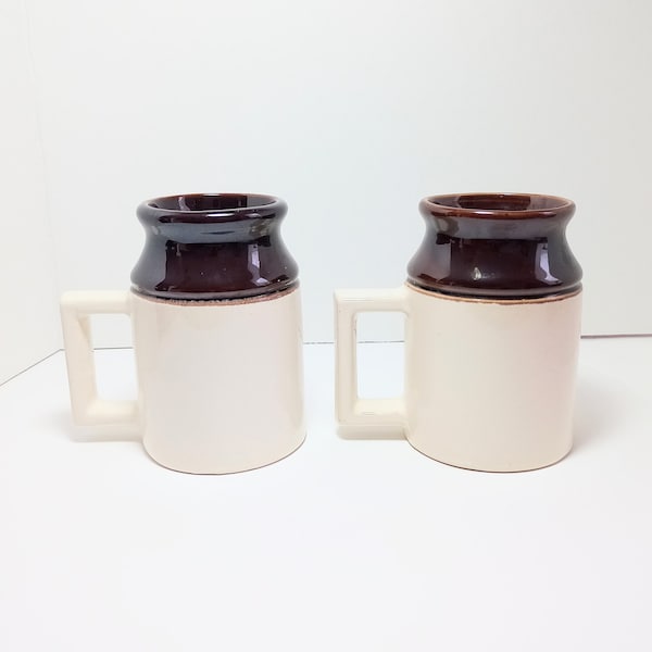 2 Beer mugs/Large ceramic cups from Beauce Abenaki series No.9-3