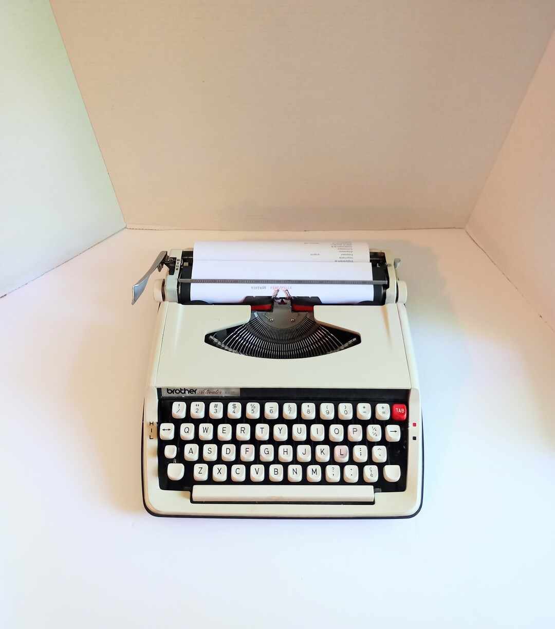 Vintage Brother Activator 800t Portable Typewriter With Case Etsy