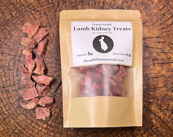 Freeze Dried Lamb Kidney Dog Treats