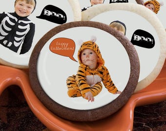 Custom Edible Cupcake & Cookie Toppers – Personalized Image Design (8 x 2.5" Circles)