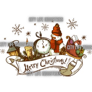 christmas fun ready to press sublimation heat transfer for shirts