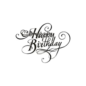 Happy birthday sublimation png digital download